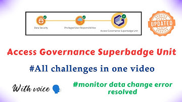 Access Governance Superbadge Unit || Audit Privileged User || Monitor Data Changes || Trailhead