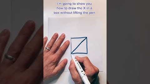 How to Draw The X in a Box??