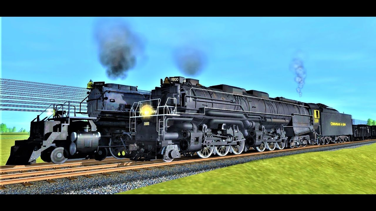 Union Pacific the "Big Boy" vs C&O H8 Allegheny at 12000 tons