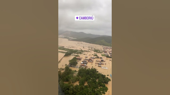 Alagamento em Camboriú