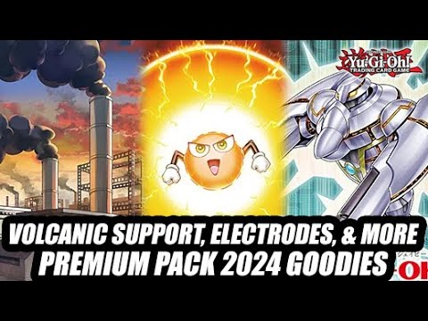 Volcanic Support, Electrodes, & More! Premium Pack 2024 Goodies