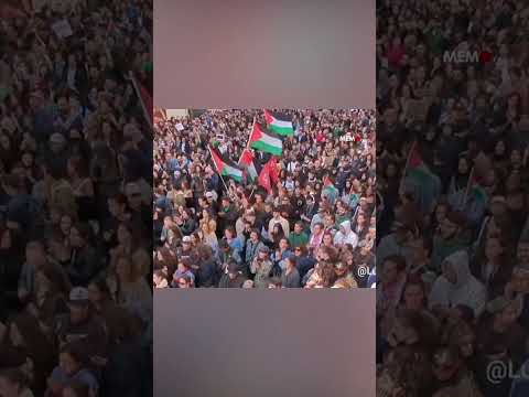 Parisienses tomam as ruas contra massacre israelense em Rafah