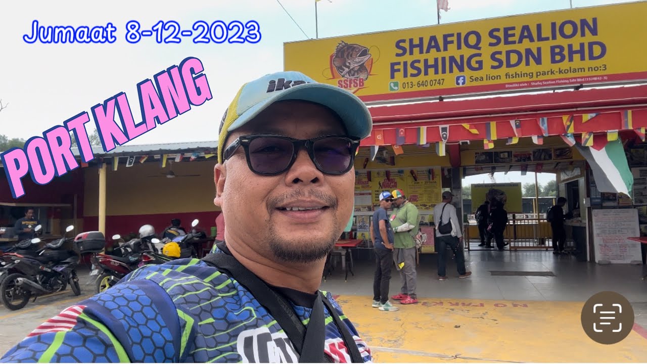 Jumaat 8-12-2023 KOLAM 3 SHAFIQ sea lion PORT KLANG #grouper #kolam #airmasin #pancing #ikan #fish