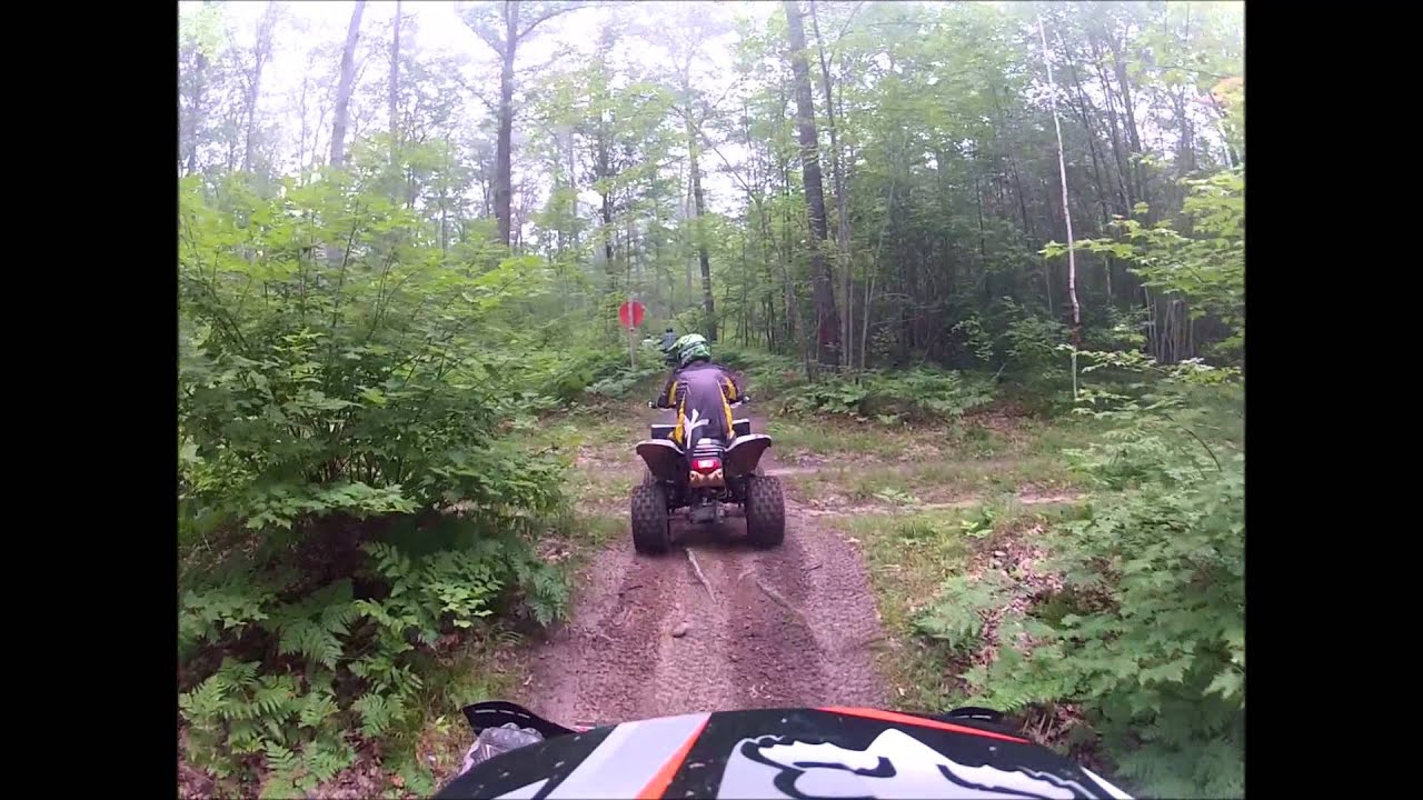 ATV trail riding in MI YouTube