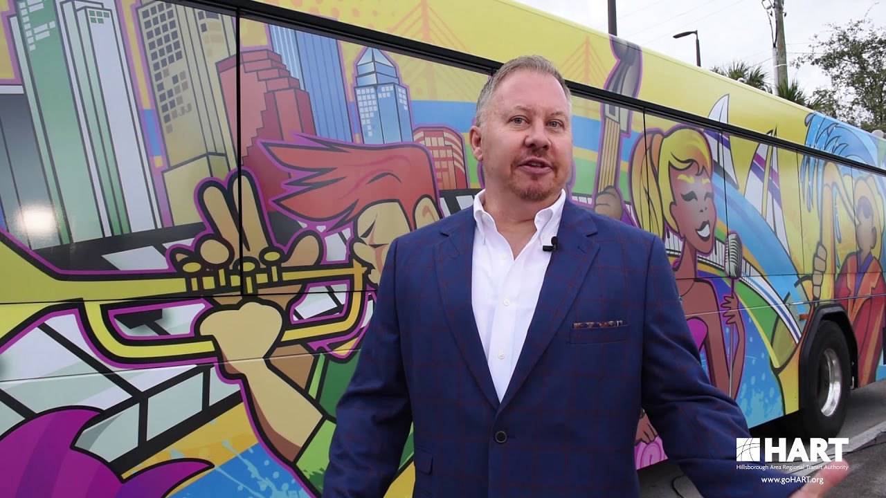 "Art on HART" Bus Unveil