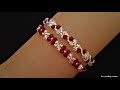 How to make gorgeous bracelets// DIY bracelets beginners pattern//