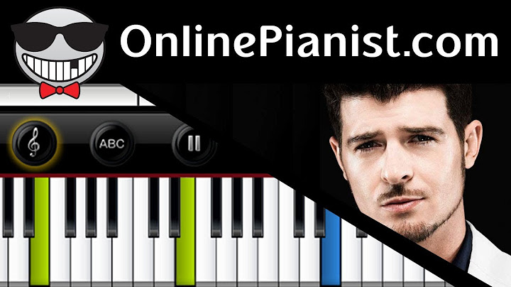 Blurred Lines Piano version - Piano performance video thumbnail
