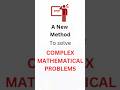 How to solve any math problem | How to solve a math problem | Solving math problems #shorts
