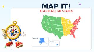 Map It! -- Learn the 50 States Geographically
