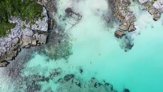 Sea waves & beach drone video Free HD Video no copyright #CreativeCommons