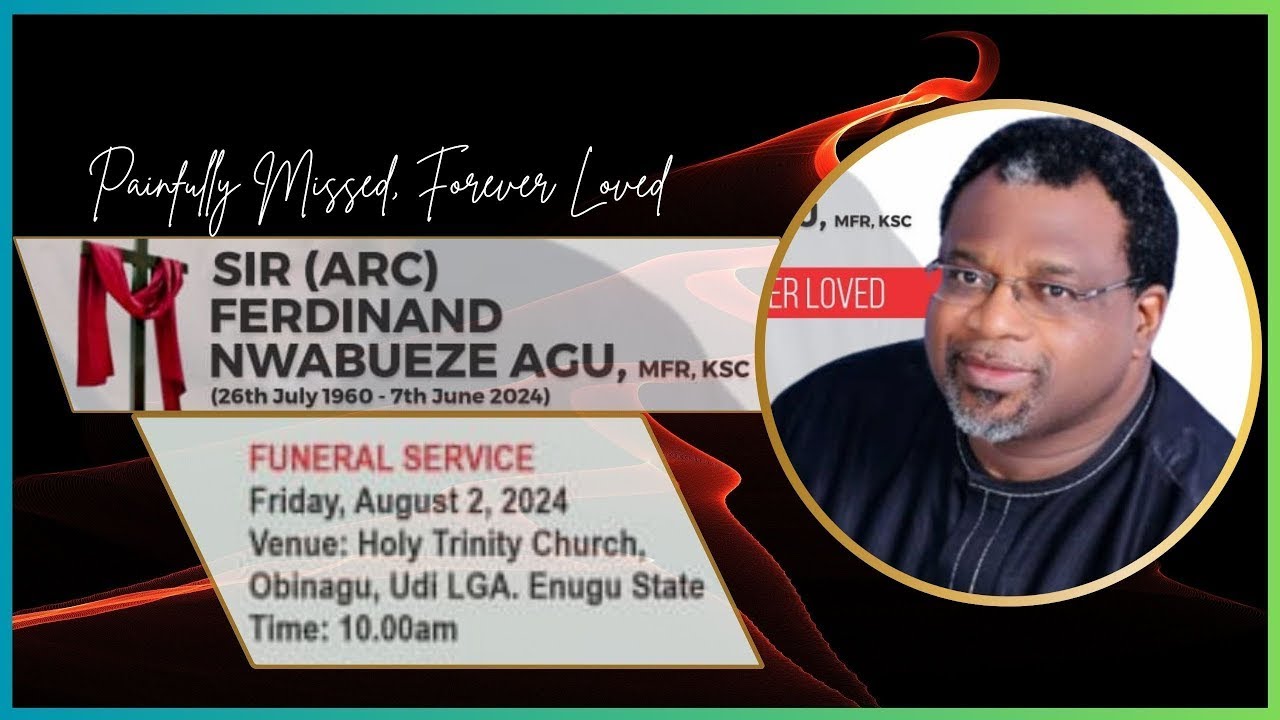 FUNERAL SERVICE OF SIR ARC FERDINAND AGU, MFR, KSC - YouTube