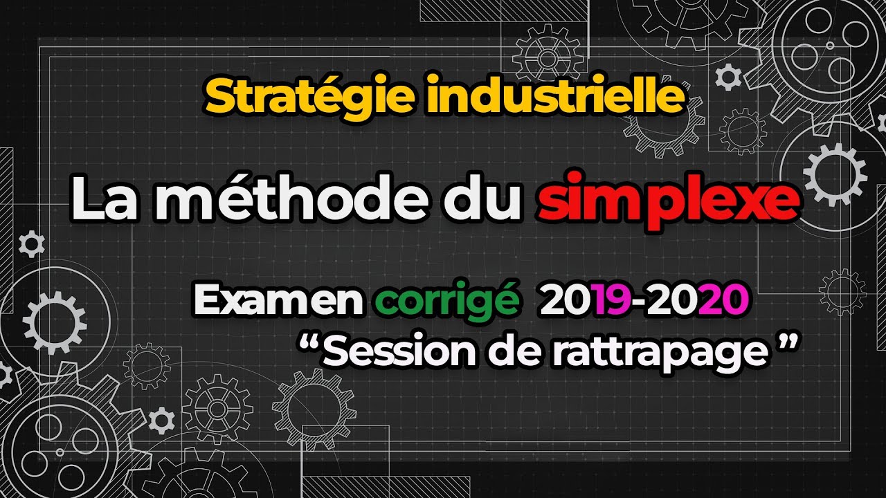 Stratégie industrielle : Exam corrigé 2019-2020 (session de rattrapage ...