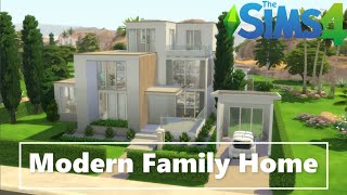 Modern Family Home || The Sims 4 || Stop Motion