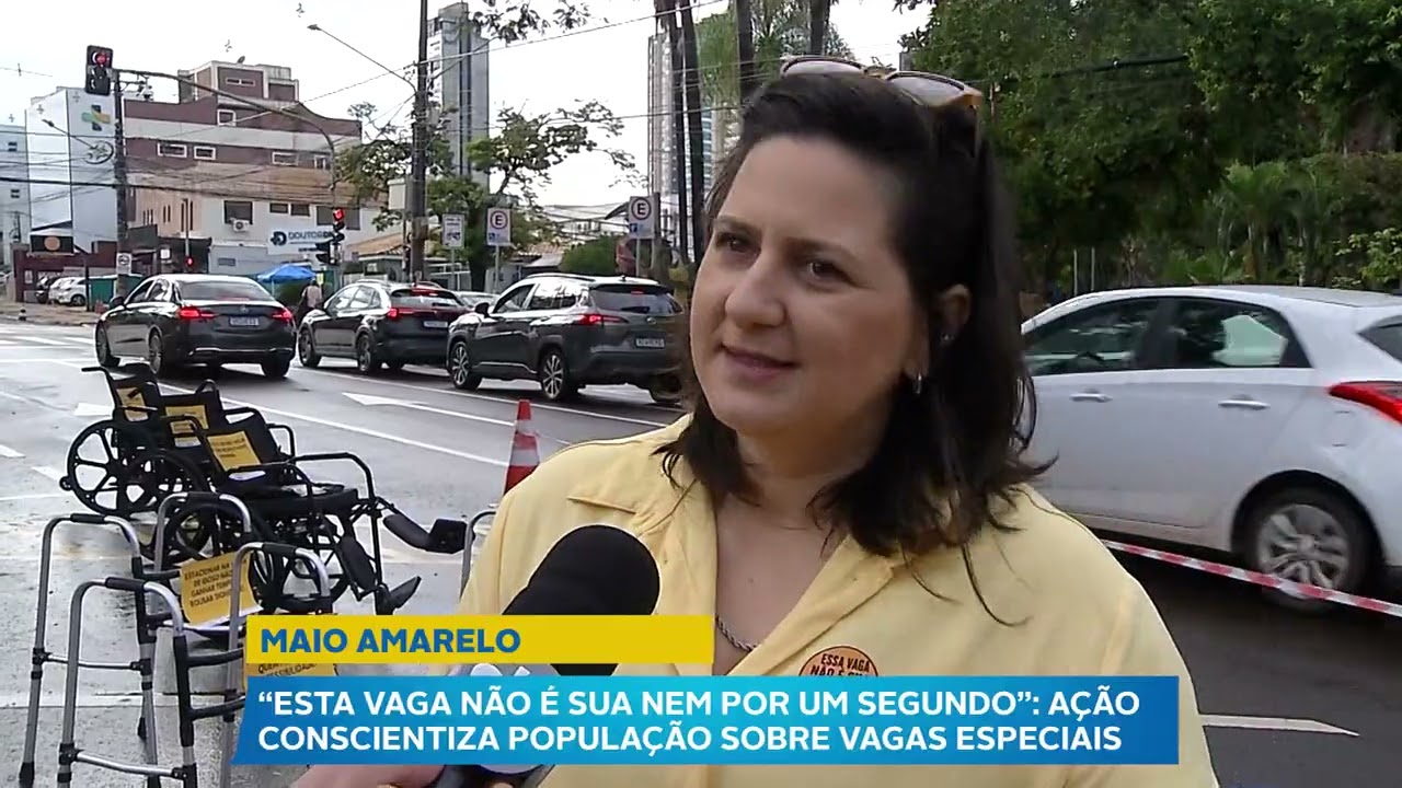 Ação conscientiza população sobre vagas destinadas para público específico