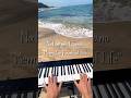 海で弾く、人生のメリーゴーランド　【久石譲】　#piano #ジブリ#ピアノ #ハウルの動く城 #自然