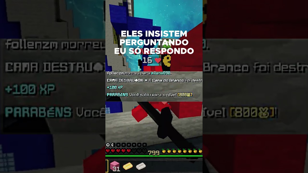 NIVEL 1000 #minecraft #bedwars #satturnni #1000