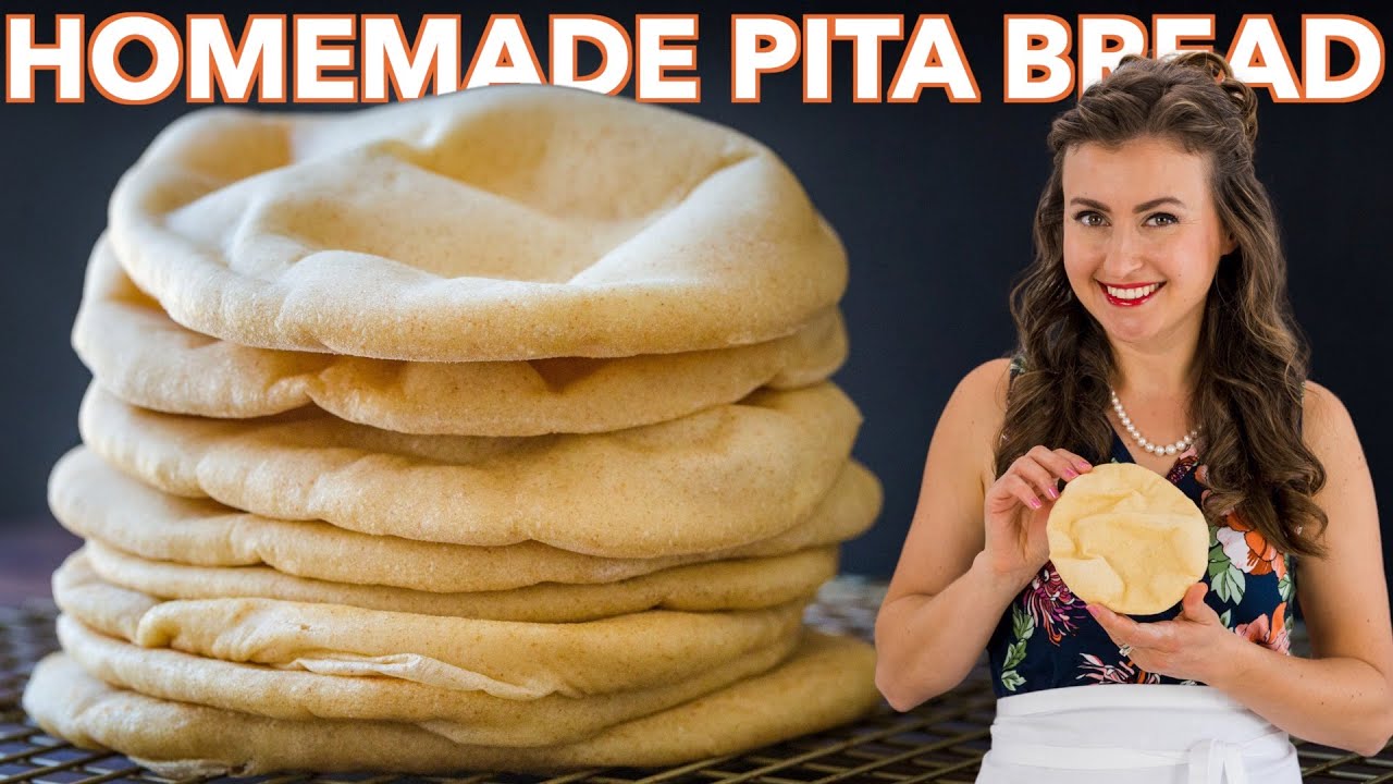 Pita Bread Recipe (Oven or Stovetop) 