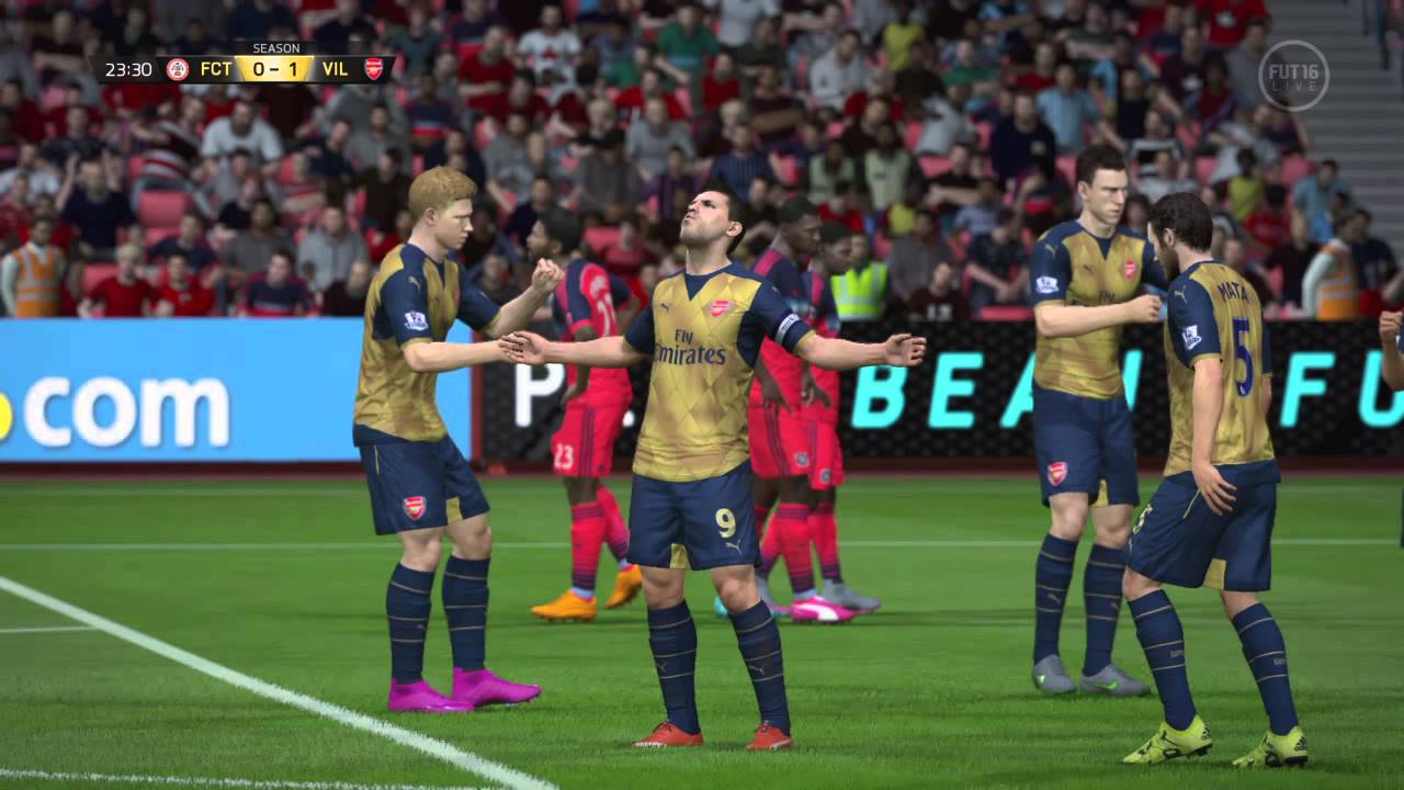 FIFA 16 purple card Sergio Agüero banging free kick