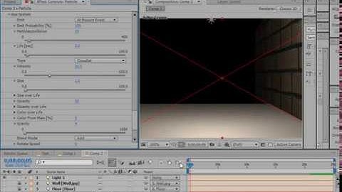 [트랩코드] 파티큘러 바운스 바닦에 튕기는 설정하기:애펙(Trapcode Particular Bounce)
