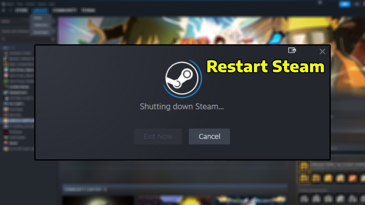 How To Restart Steam in Windows 11 - YouTube