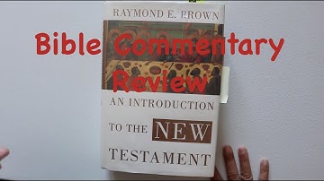 An Introduction to the New Testament (Raymond Brown) #biblecommentary 