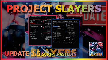 PROJECT SLAYERS Script Pastebin 2023 AUTO FARM | KILL AURA | AUTO SKILL | INF BREATH [Update 1.5🎆🥶]