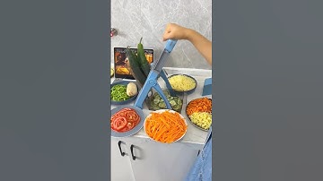 The Vegetable Slicer & Chopper cuts prep time in half