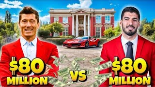 Robert Lewandowski v/s Luis Suarez || Luxurious Life || Income || NetWorth 2023