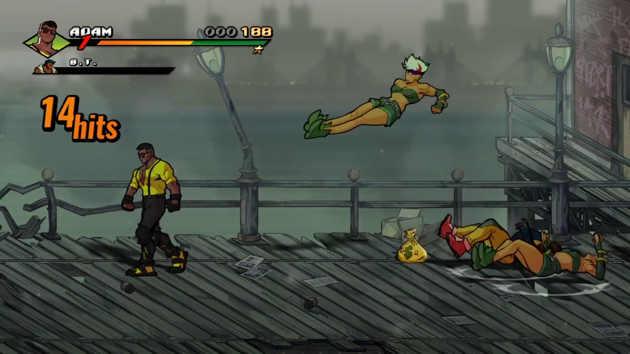 Streets of Rage 4 Stage 4 - Old Pier Adam Hard S Rank