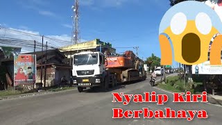 Hunting Truck Trailer MAN, FAW JH6, Volvo FH16 Muatan Alat Berat