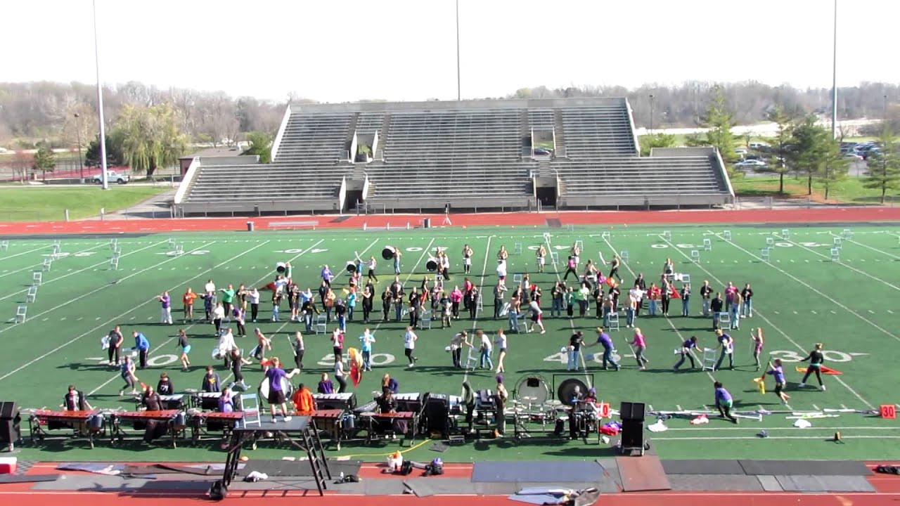 Bellbrook Marching Eagles 2012 Very Last Practice