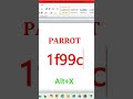 🦜 MS Word Me Parrot Symbol Kaise Banaye | 🦜Parrot Symbol Typing Trick in Computer | MS Word Tutorial