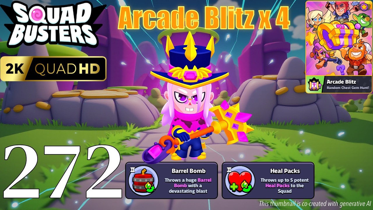 Squad Busters - Walkthrough Gameplay Part 272 - Mortis - Arcade Blitz x 4