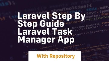 laravel step by step guide laravel task manager app