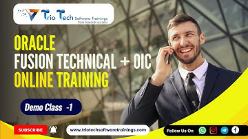 Oracle Fusion Technical + OIC Training  |  Oracle Integration Cloud Online Course OIC Demo Class - 1