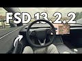 How Smooth Is Tesla FSD V13.2.2? POV Test Drive | Full Self Driving