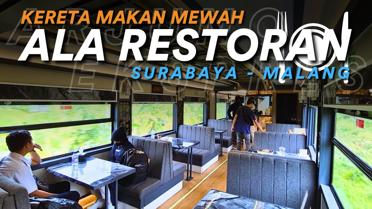 TERLALU MEWAH UNTUK RUTE PENDEK 😍 Naik KA ARJUNO EKSPRES Eksekutif Surabaya Malang