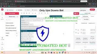 Flipping account using Only Ups Downs Bot#derivbot