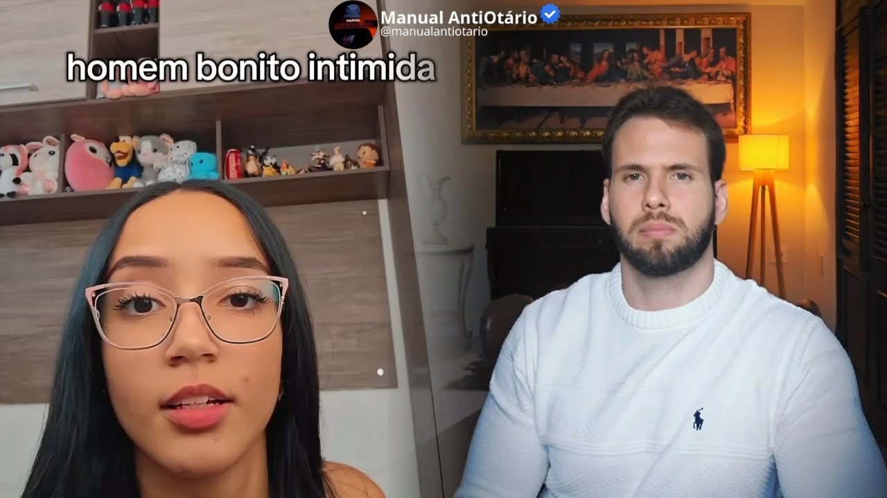 Homem bonito intimida