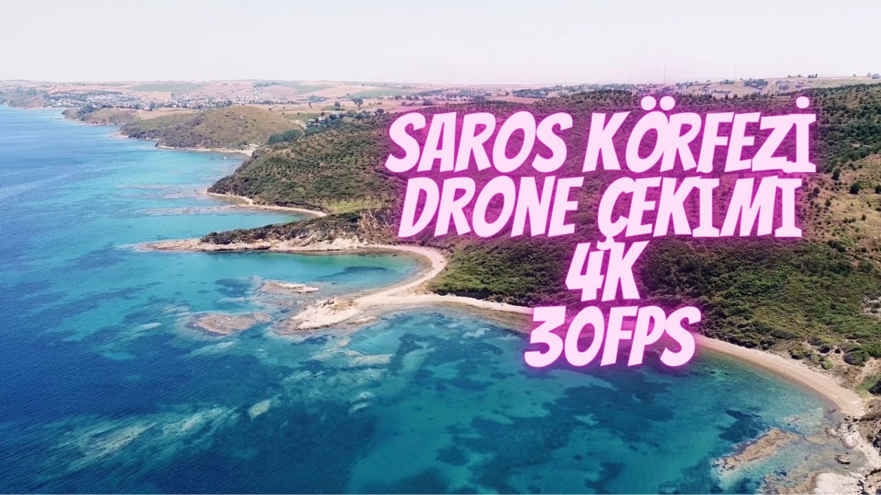 Gelibolu Yarımadası Saros Körfezi 4K drone çekimi