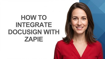 How to Integrate Docusign with Zapie - AshleyHowTo
