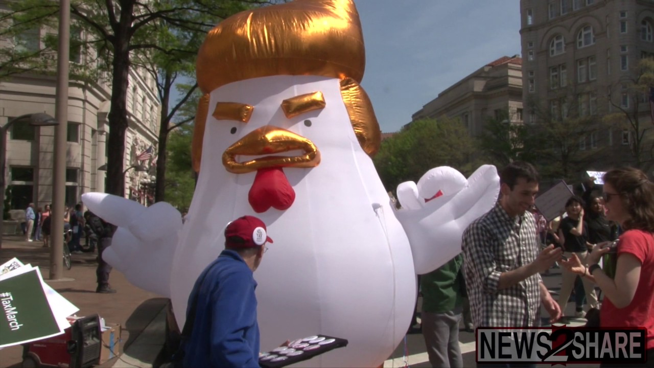 Thousands Demand Trump Tax Returns in "Tax March" on Washington