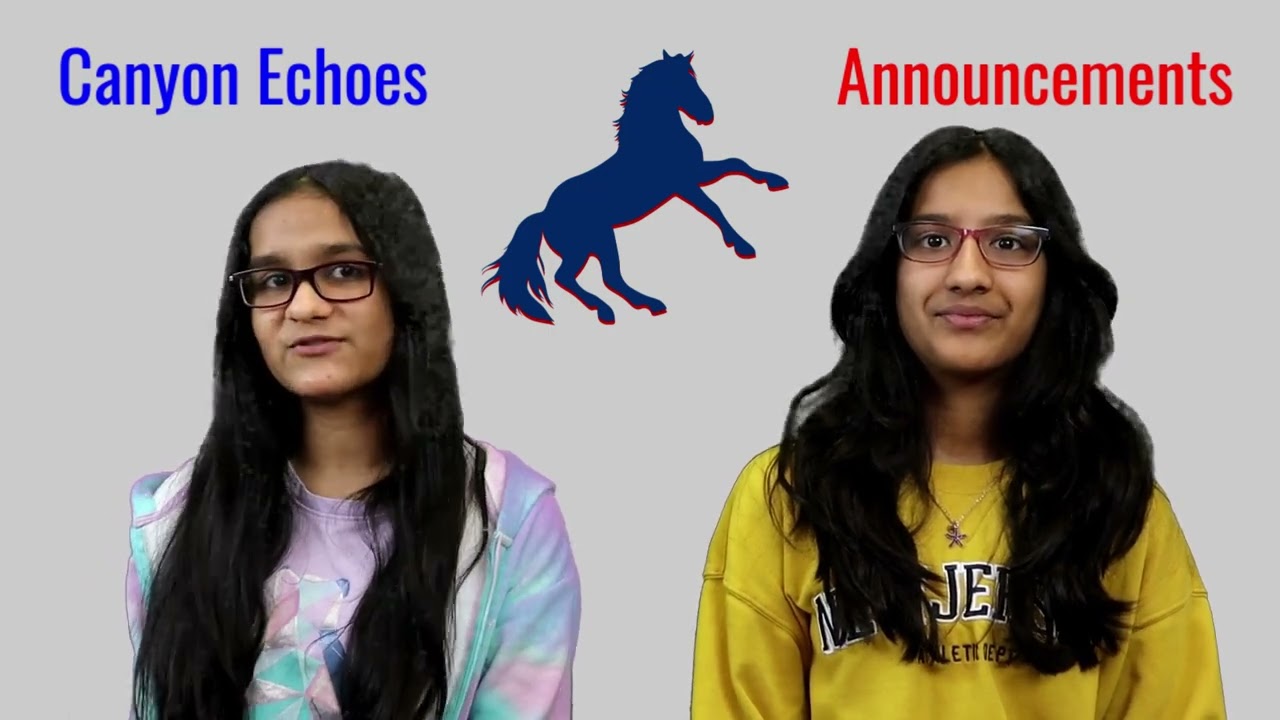 Canyon Echoes TV Announcements 1/19