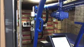 Robotic system to unload & palletize boxes from a container | Copal Handling Systems