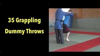 35 Grappling Dummy Throws in 60 seconds