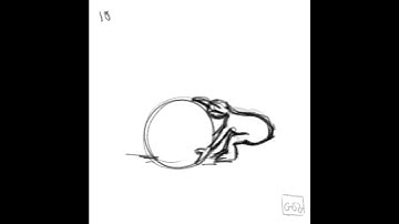 Weight Exercise Animation With Sound effects in The Rough Animator App