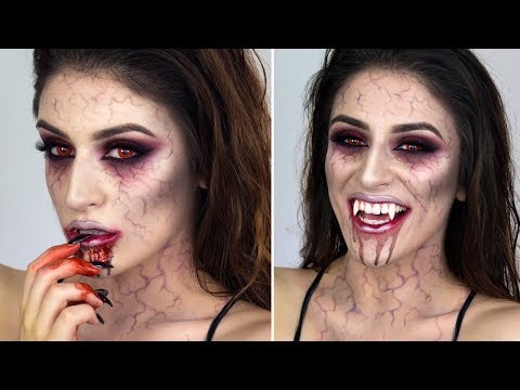 Tutorial de Maquiagem de Halloween | Efeito Vampiro (Simples, mas assustador!)