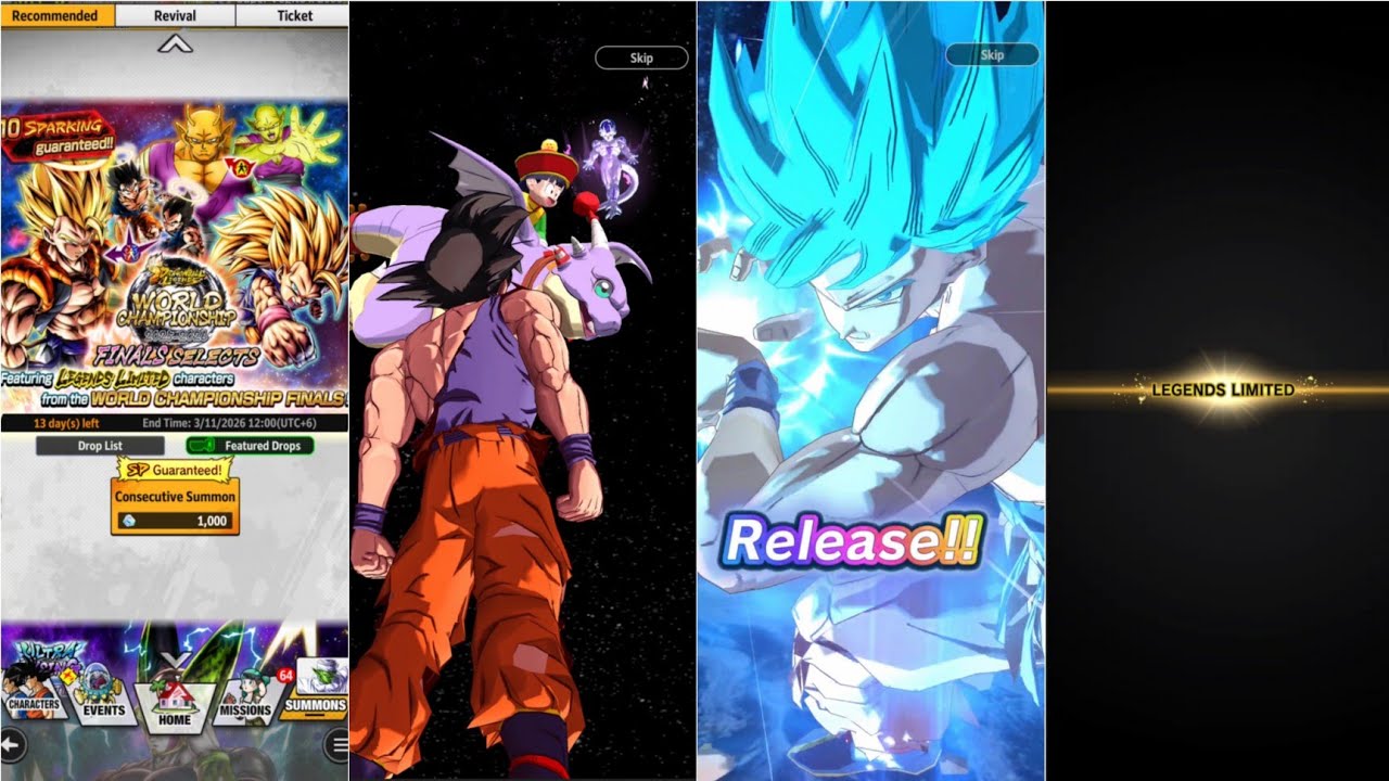 WCS Finals Banner Summon | Did I Get Multiple LLs?! 😳🔥 | Dragon Ball Legends 