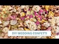 DIY Wedding Confetti from Garden Flowers | 3 Easy Drying Methods // Cottoverdi