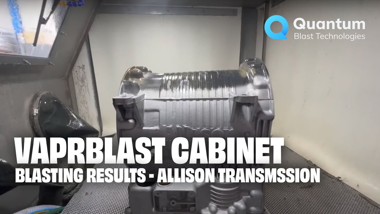 VaprBlast Blasting Result Allison Transmission YouTube